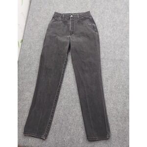 Rockies Jeans Womens 32/13 Black Bareback Western Riding‎ Cowgirl Vtg